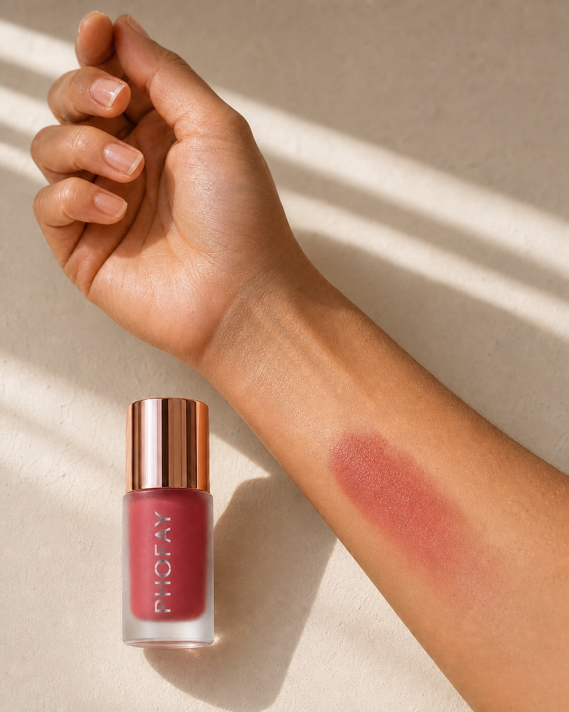 A natuy field guide detail with skin and swatches
