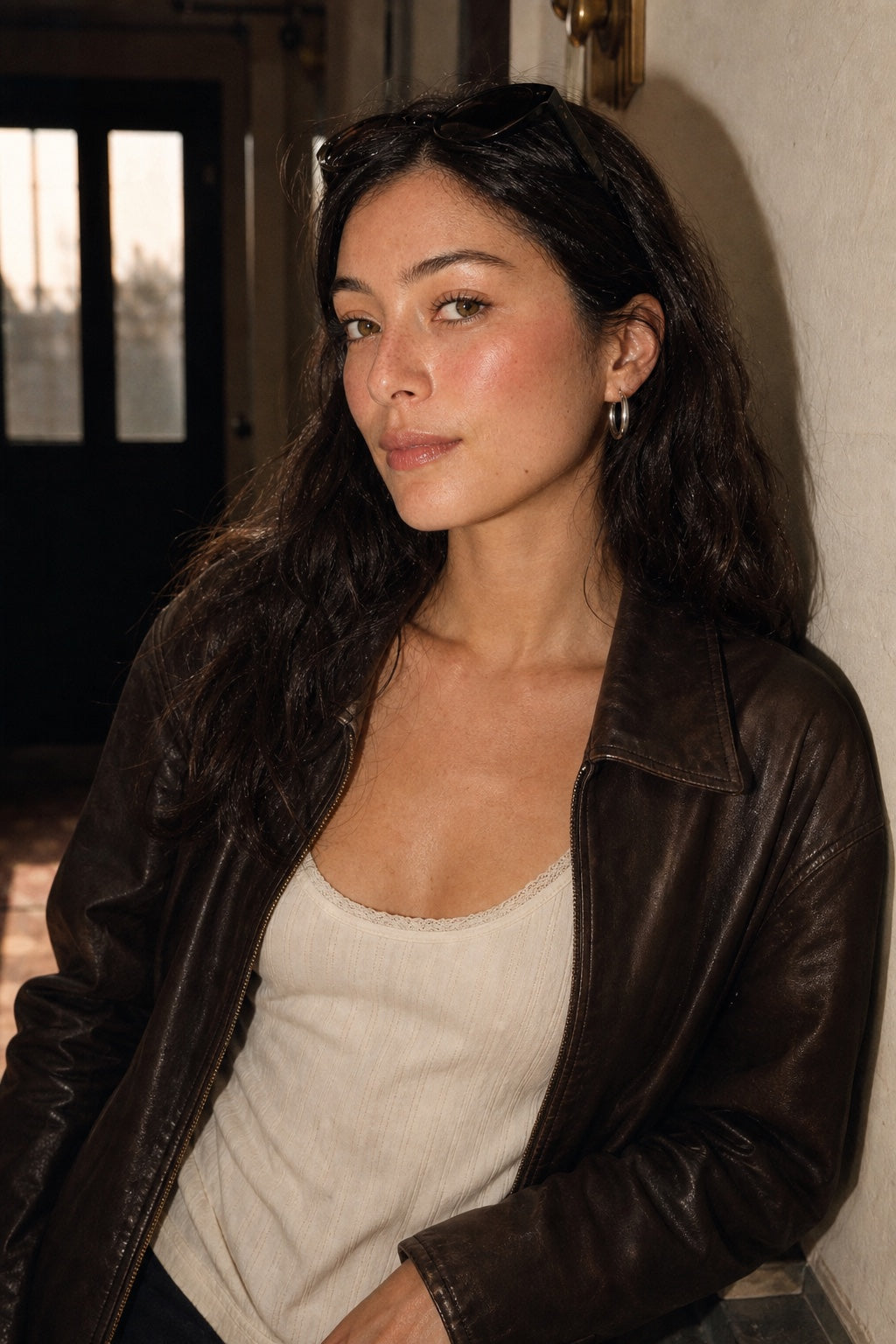 A natuy beauty portrait in natural light